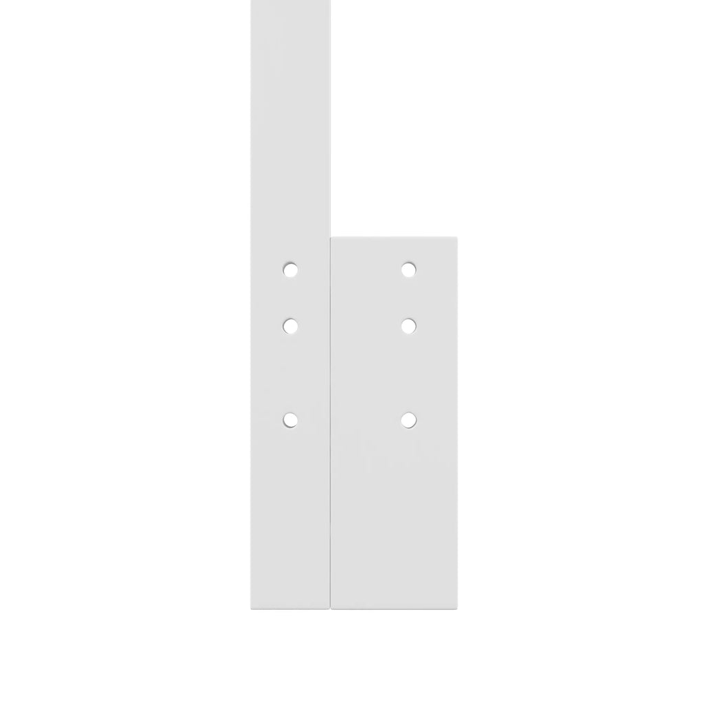 White Wood and Cane Panel Full/Queen Headboard F605