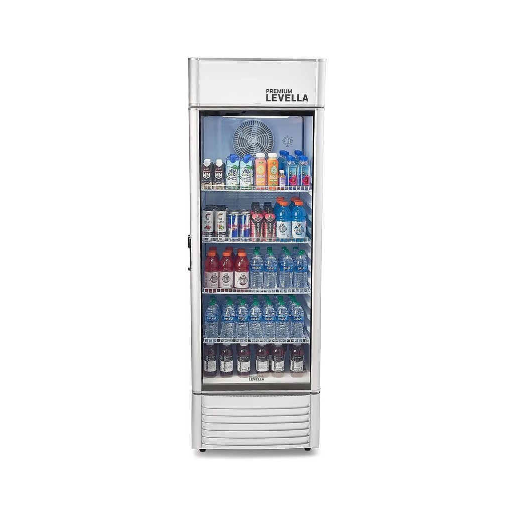 9.0 cu. ft Single Door Commercial Refrigerator Beverage Cooler in Silver W8809