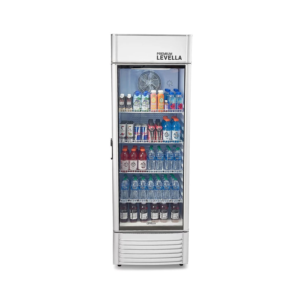9.0 cu. ft Single Door Commercial Refrigerator Beverage Cooler in Silver W8809