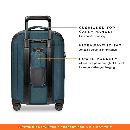 22" Expandable Spinner Carry On Luggage I7495