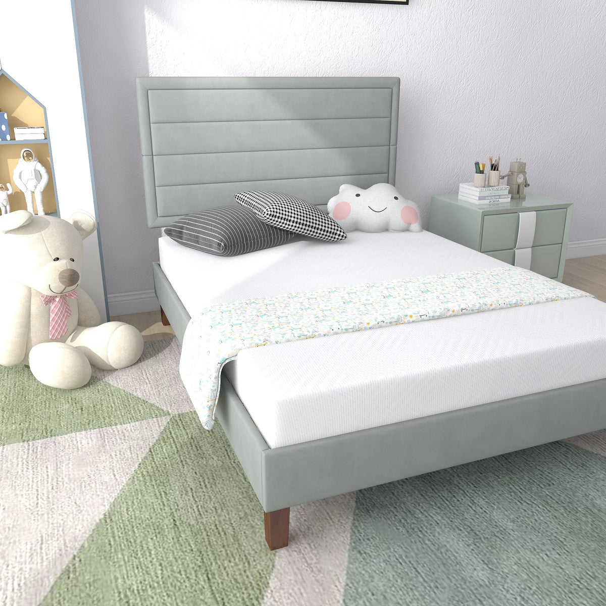 6 inch Medium Firm Memory Foam Twin Mattress O843328