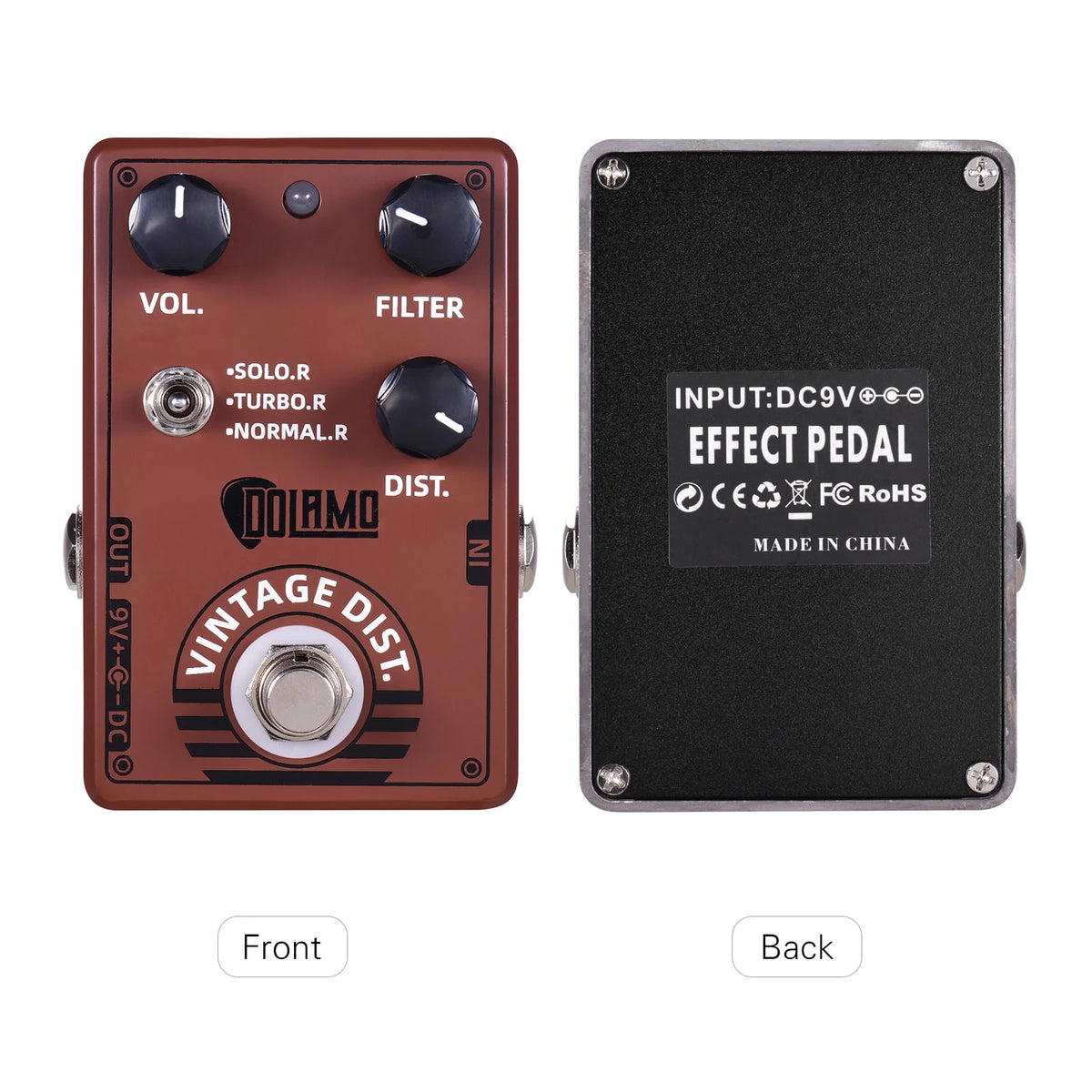 Vintage Distortion Guitar Effect Pedal V55348