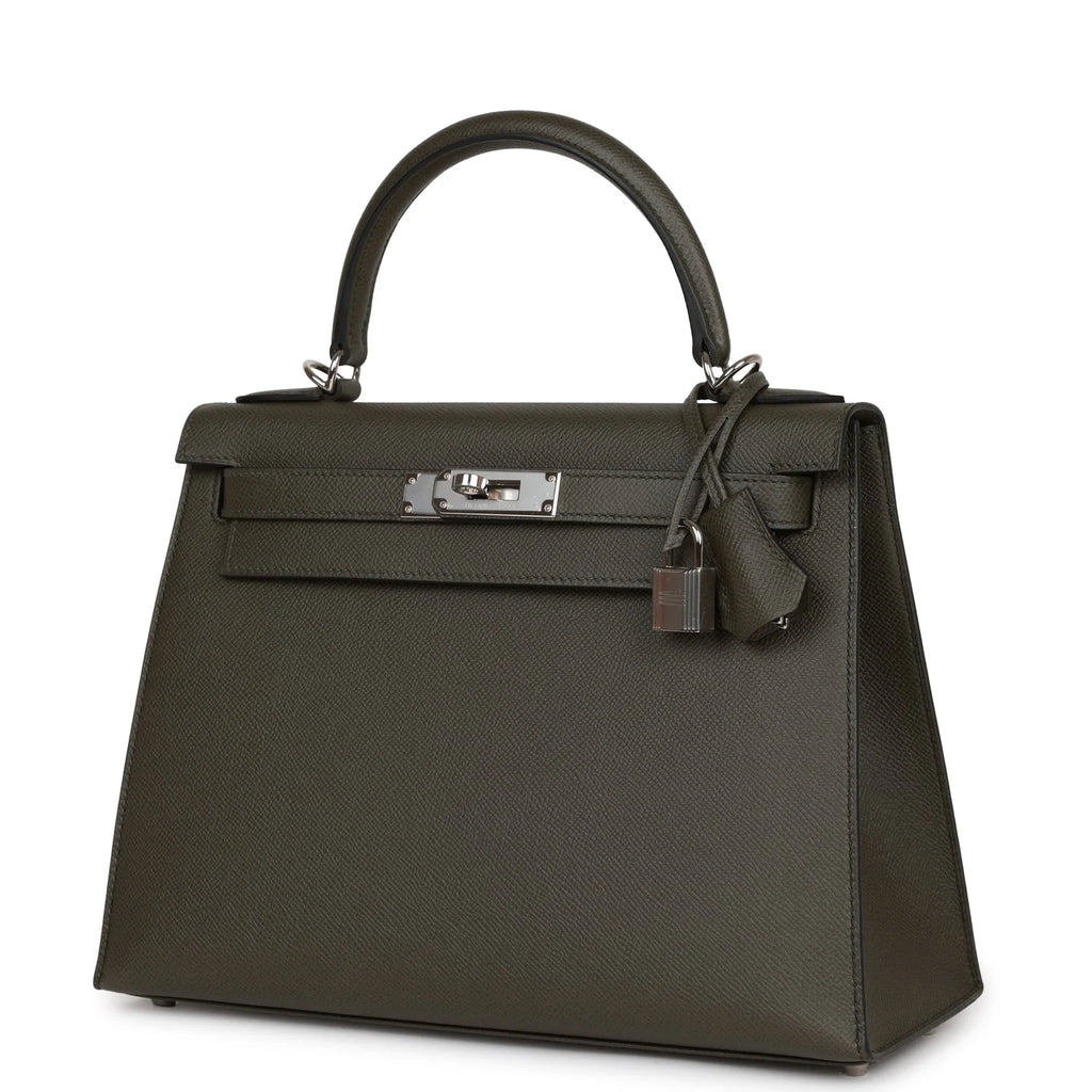 Vert De Gris Epsom Palladium Hardware Bag K488533