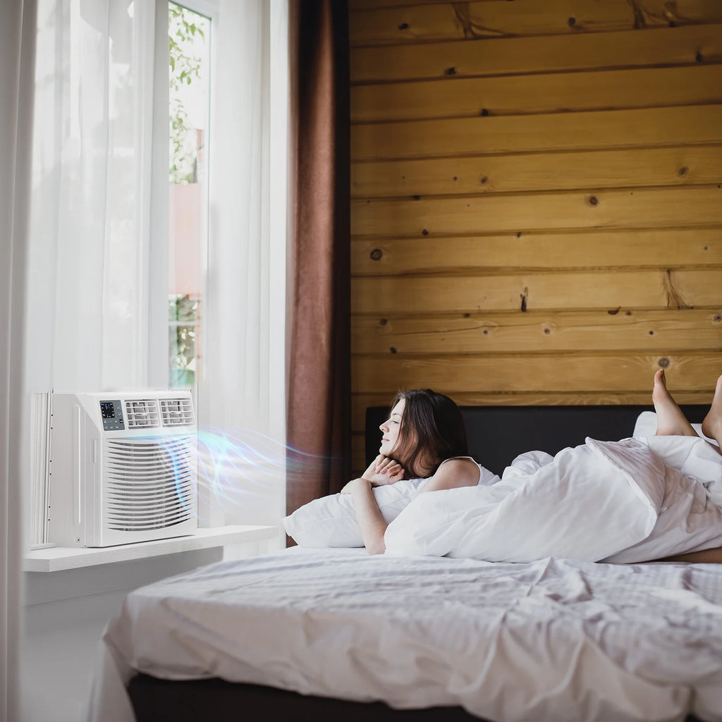 8000 BTU Window Air Conditioner with Heat U832383
