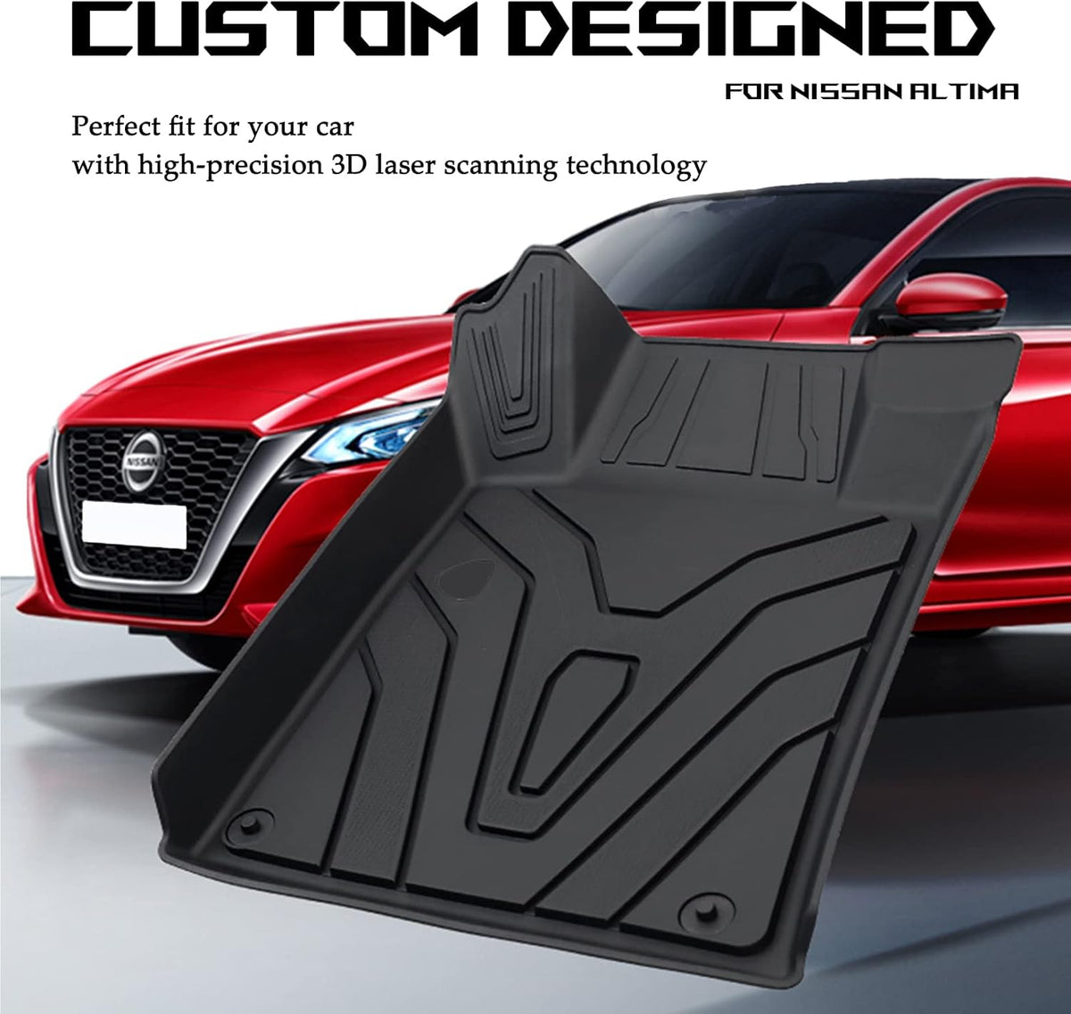 Custom Fit TPE Floor Mats 2 Row Seat G898