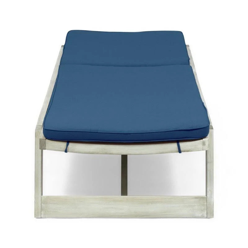 Acacia Wood Chaise Lounge Set of 2 A858417