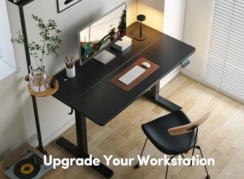 48 x 24 Inches Adjustable Height Electric Standing Desk with Drawer I1022