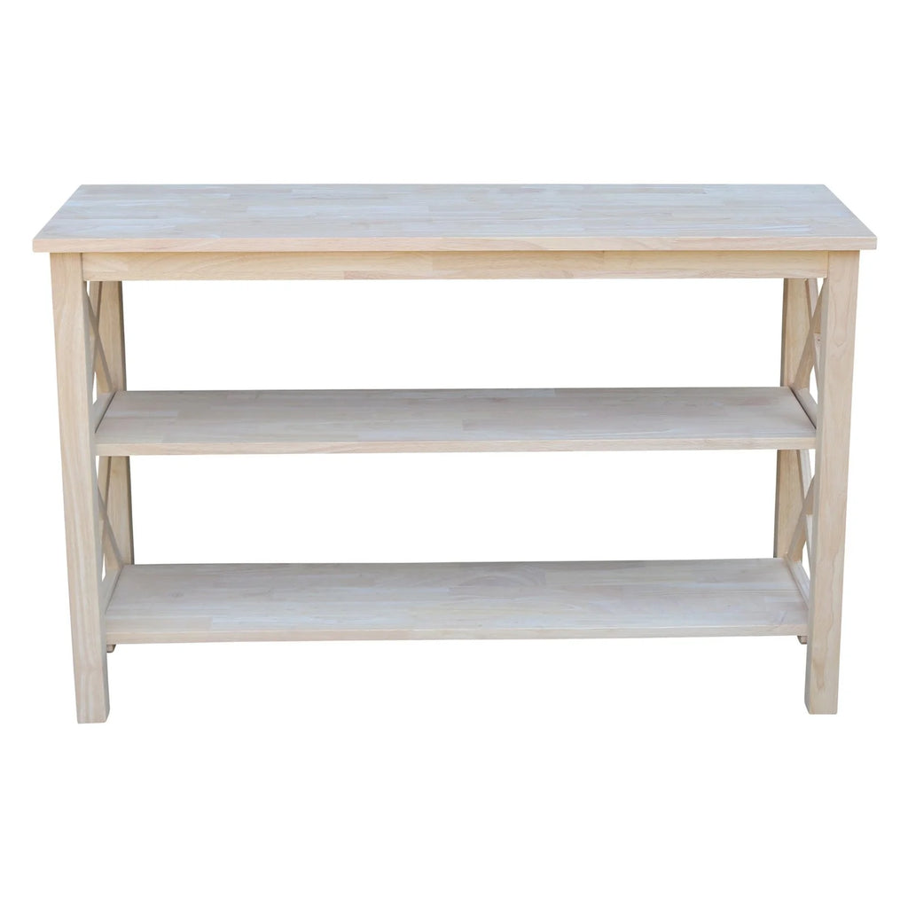 48" Console Table in Washed Gray Taupe I43043