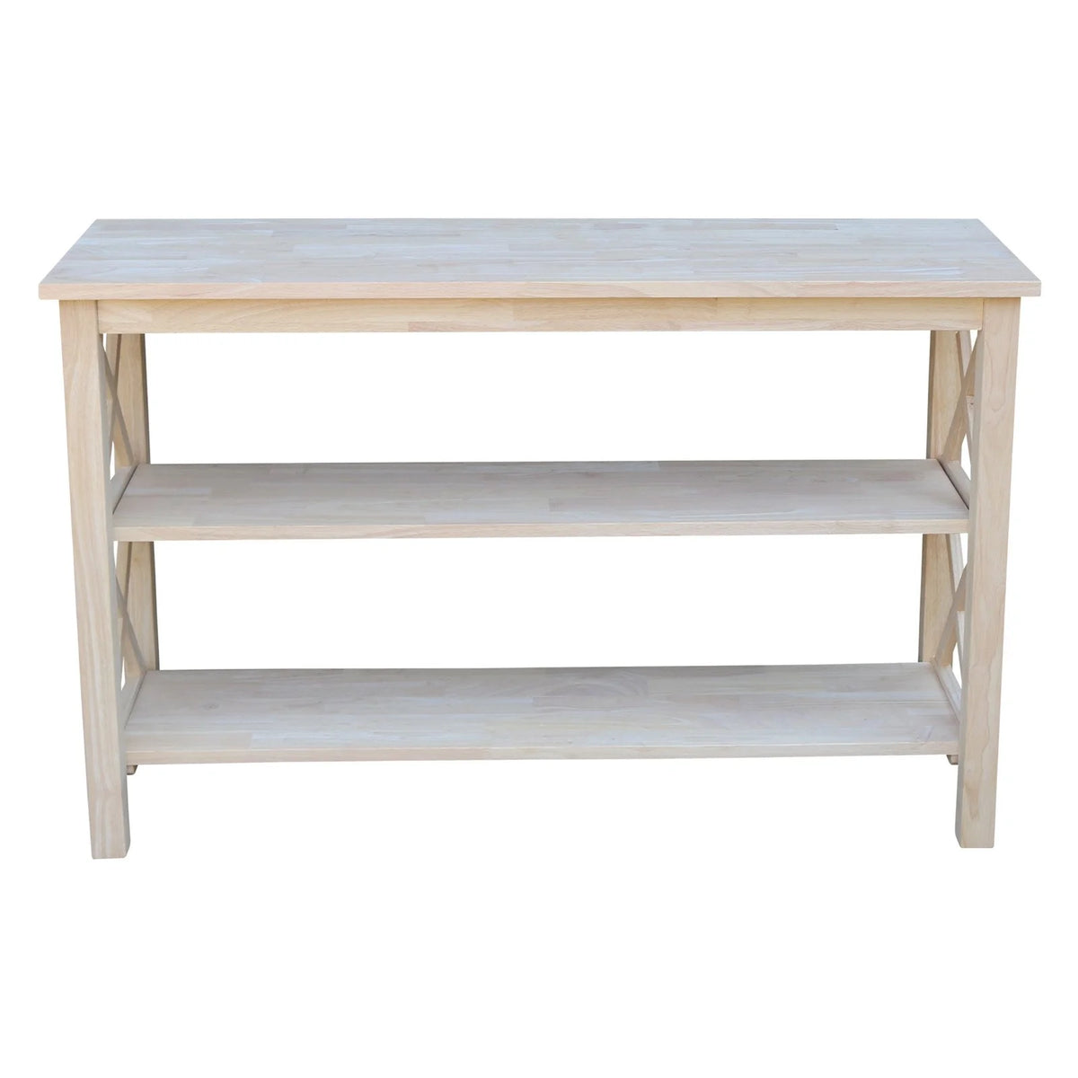 48" Console Table in Washed Gray Taupe I43043