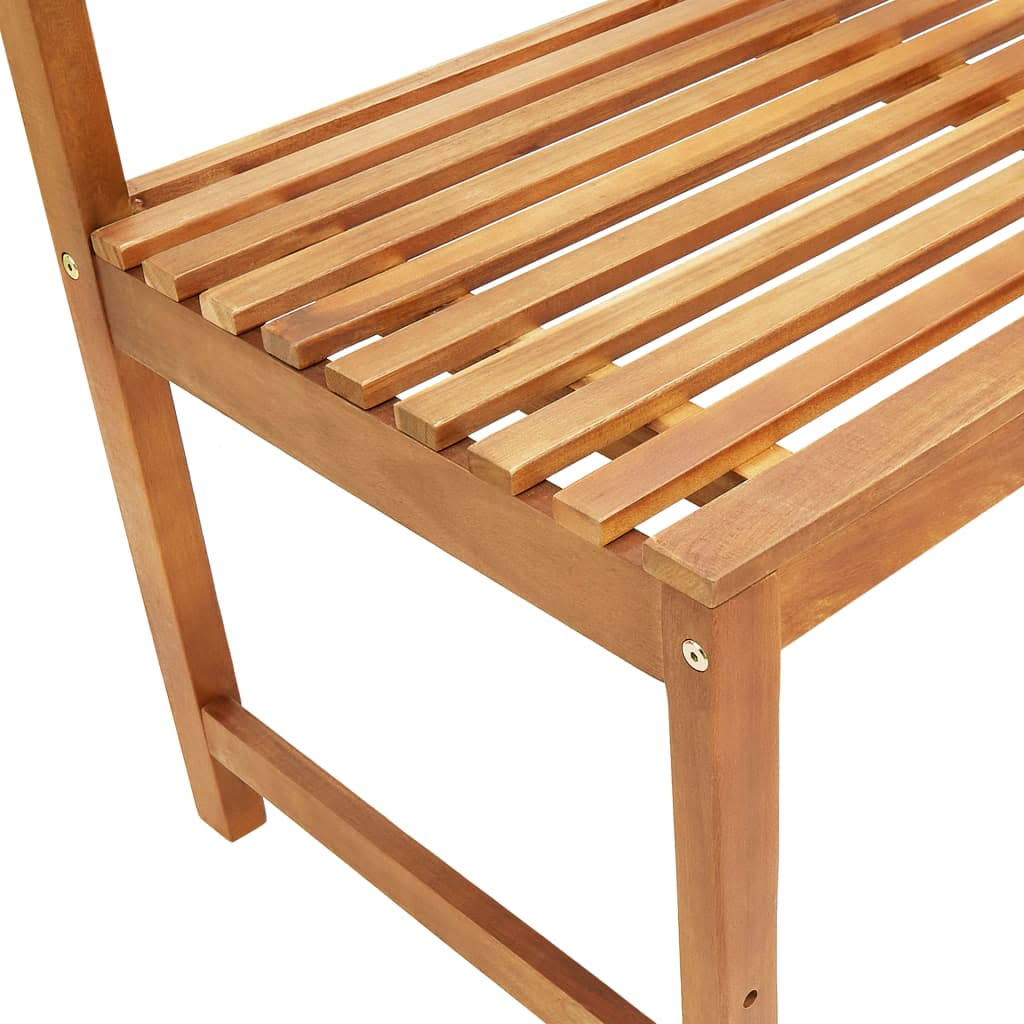 Garden Corner Bench 140 cm Solid Acacia Wood Q833