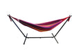 Striped Hammock with Metal Stand Q296