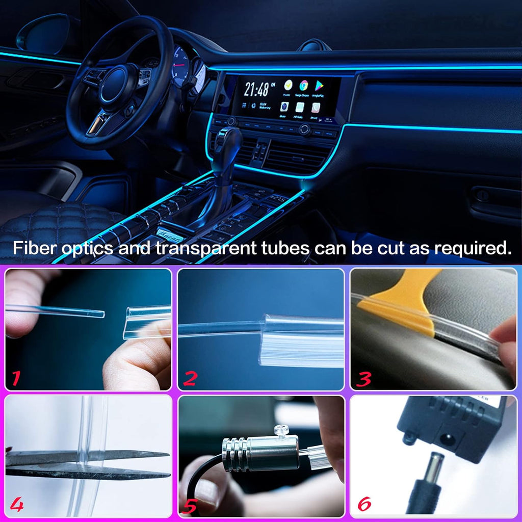 Car LED Strip Lights with Wireless APP and Remote Control P413084