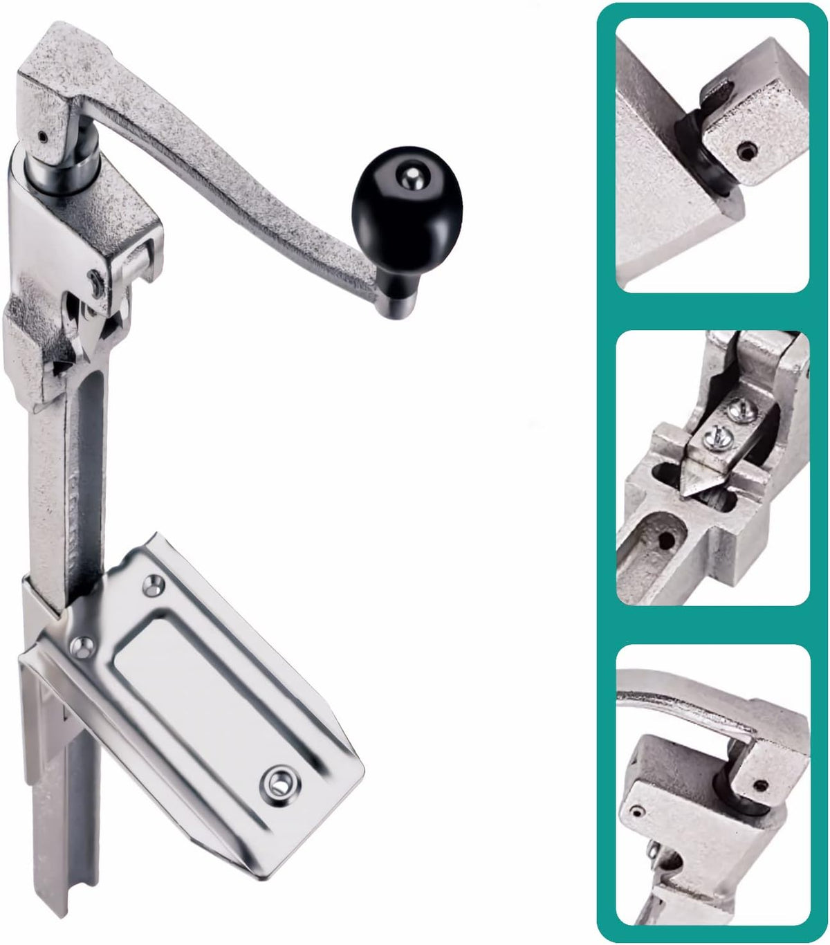 Manual Industrial Can Opener 18 inch Heavy Duty Table Bench Clamp P778670