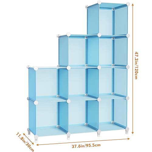 9 Cube Black Storage Organizer F306237