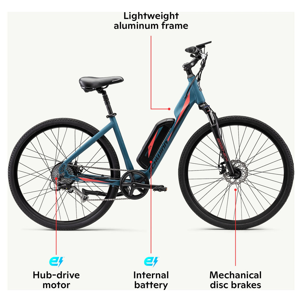 Blue Medium Frame Electric Bike G372