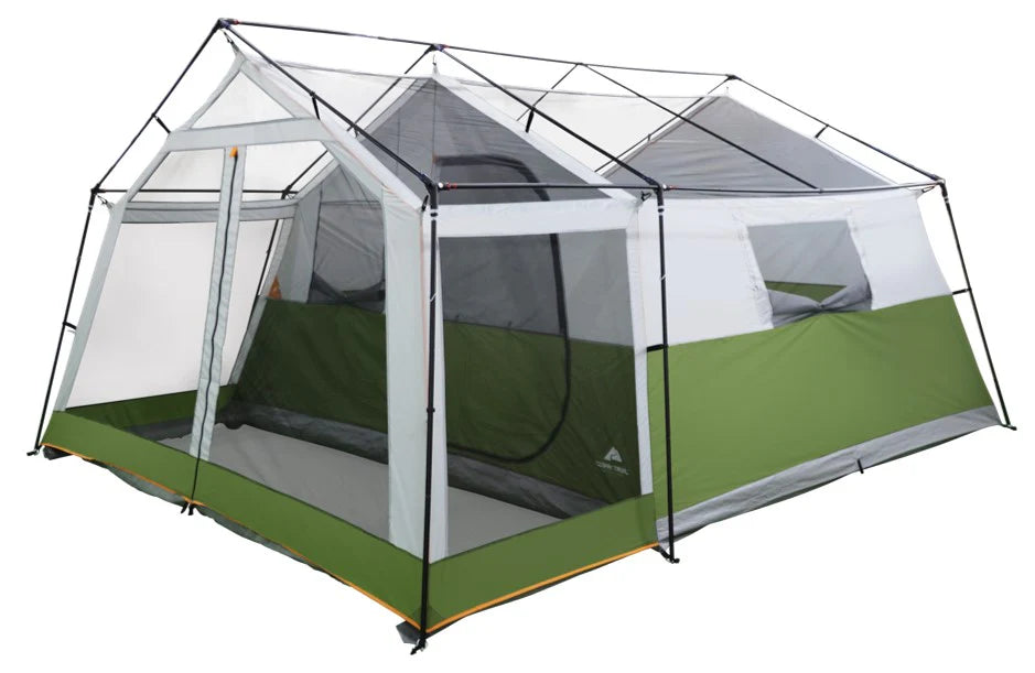 8-Person Cabin Tent with Screen Porch, Green L236431