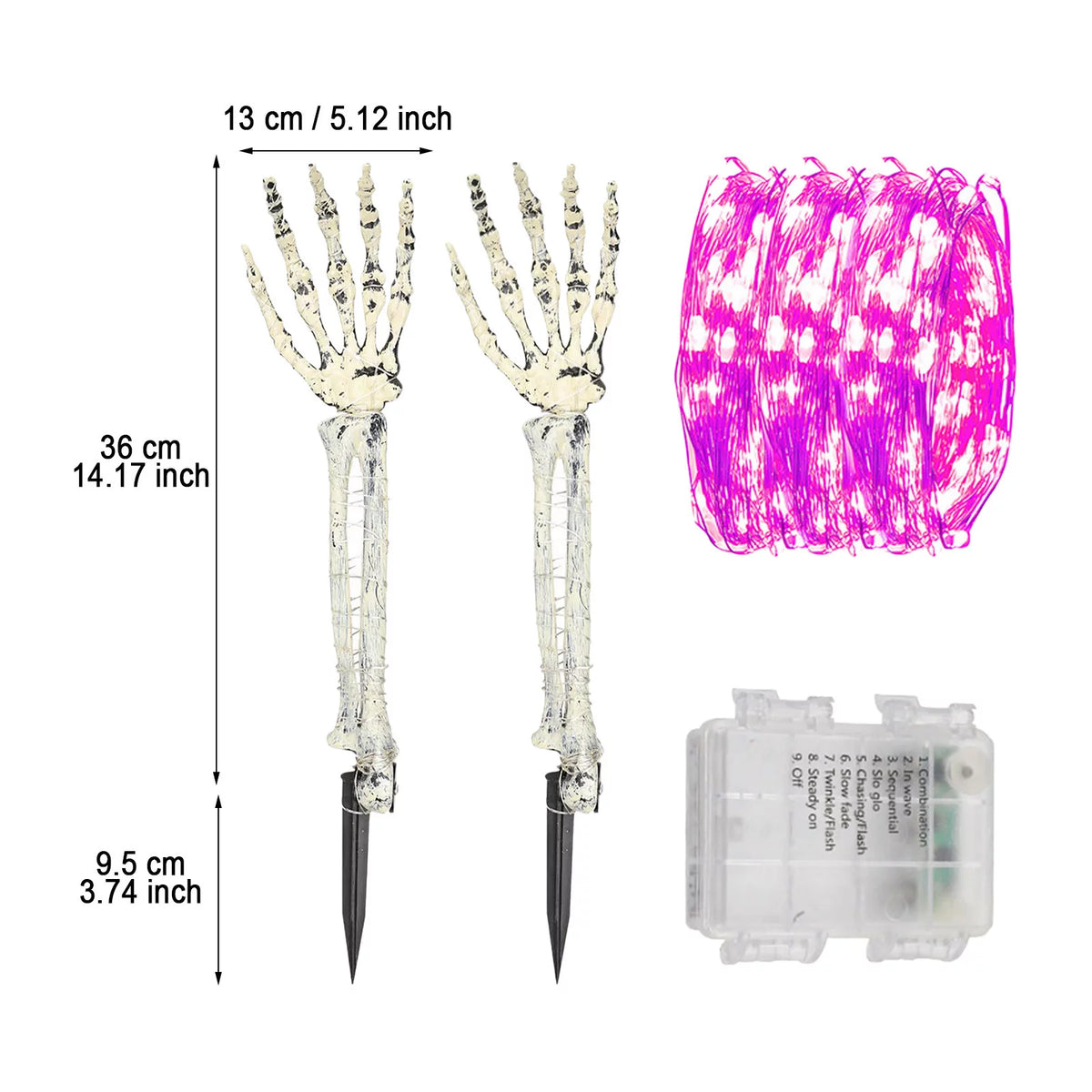 Life Size Skeleton Hands Outdoor Decorations C2394