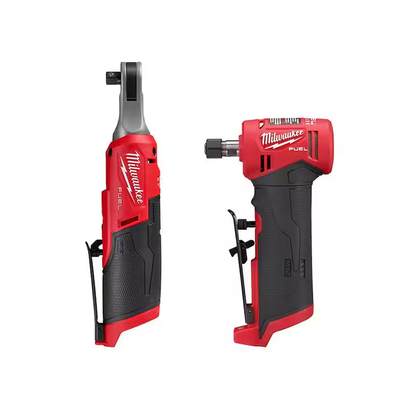 12V Lithium-Ion Brushless Cordless 3/8 in. Ratchet and 1/4 in. Right Angle Die Grinder C71232