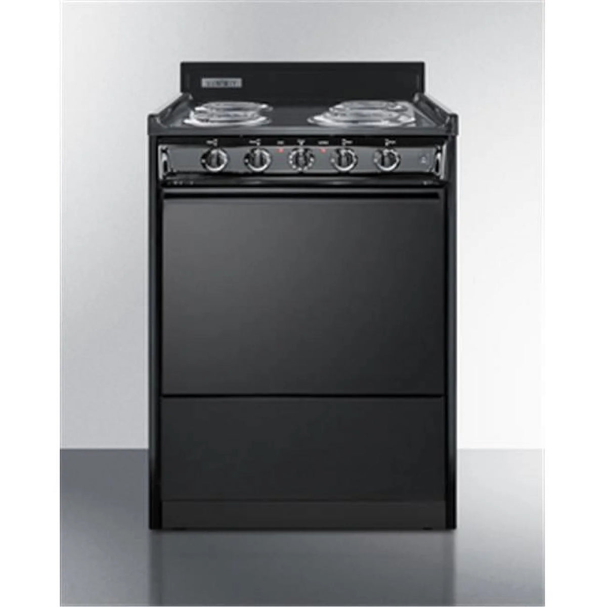 24 in. Electric Range with Lower Storage Compartment, Black U27017