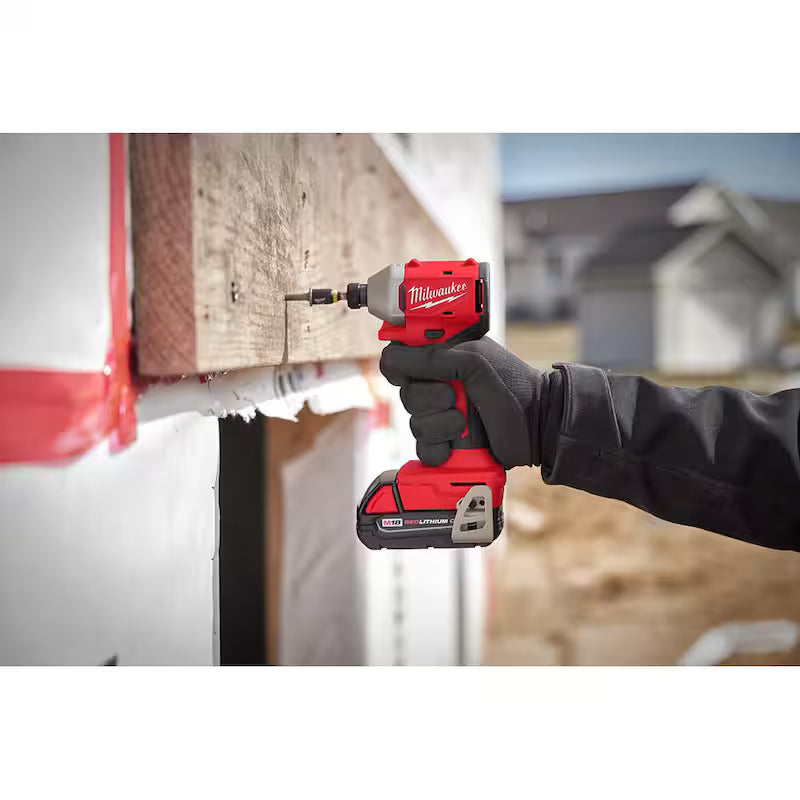 18V Brushless Cordless 1/4 in. Impact Driver Kit with 2.0 Ah Batteries and Charger N50735