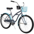 24 Inch Gray Cruiser Bike D387