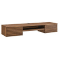 Wall Mount Wood Office Desk in Walnut Q773
