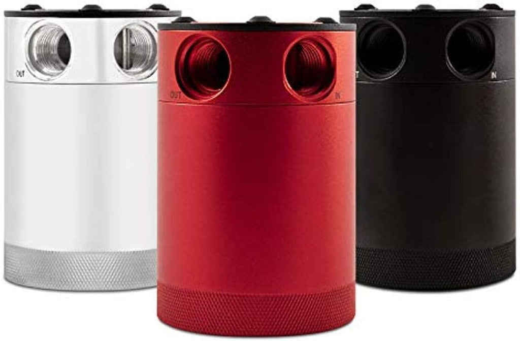 Black 2-Port Oil Catch Can I3516