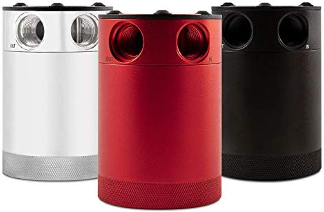 Black 2-Port Oil Catch Can I3516
