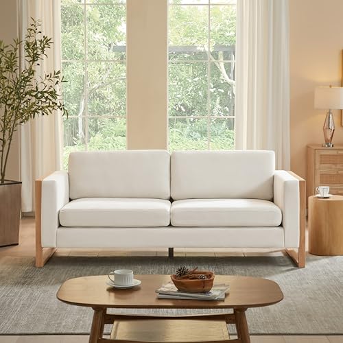 Taupe Beige Upholstered 3-Seater Sofa E740