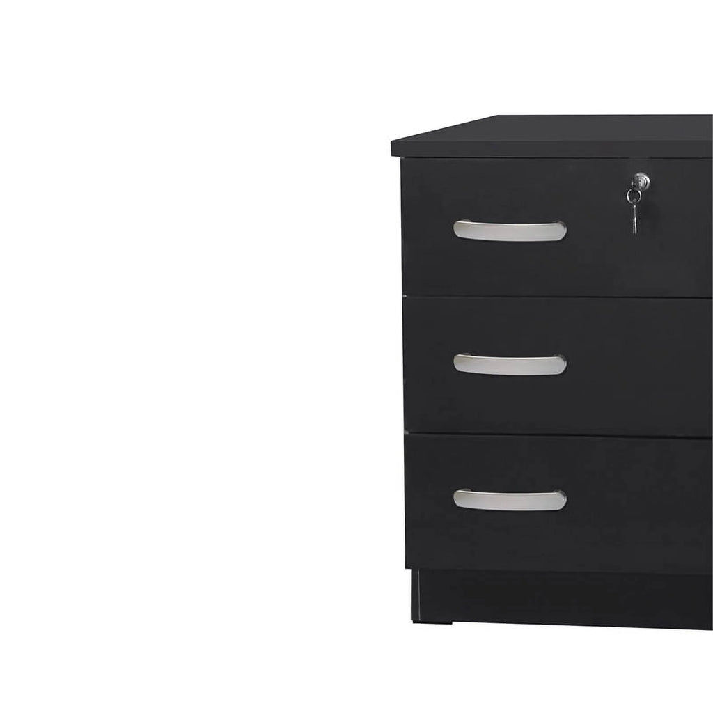 3-Piece Tufted Full Bed Dresser Nightstand Set E2090