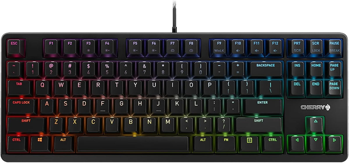 RGB Mechanical Keyboard with MX Red Silent Switches Full Size J484