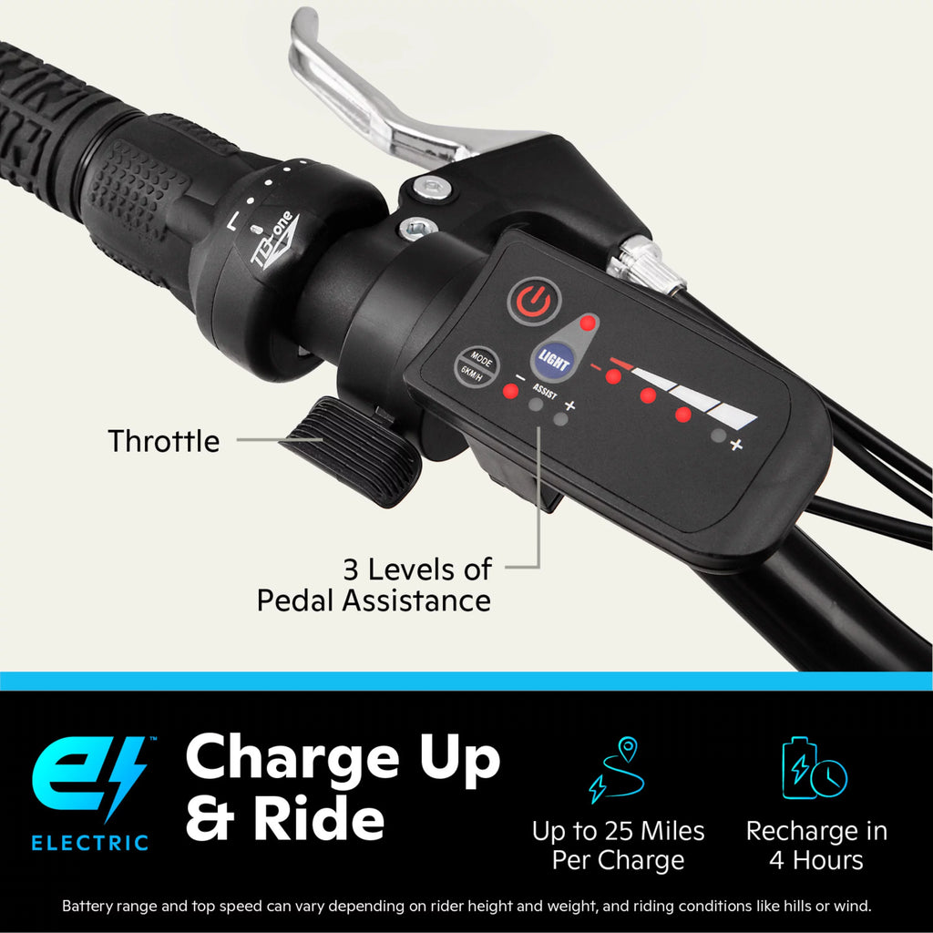 26-in. Electric Bike with 250w Motor F14083