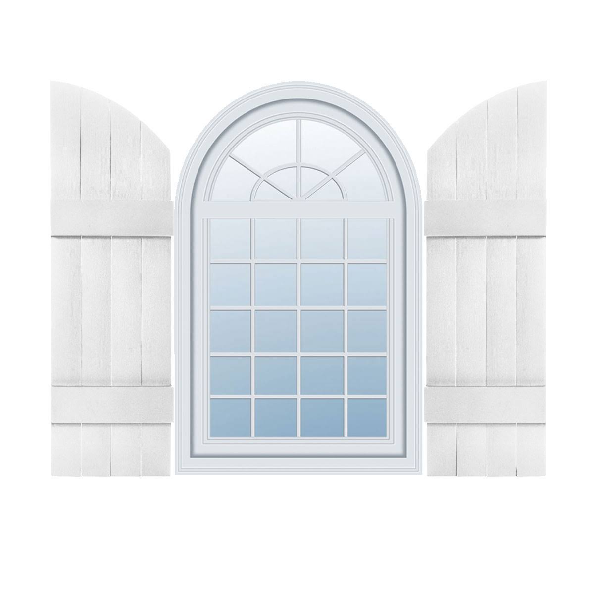 Vinyl Arch Top Shutters T27375