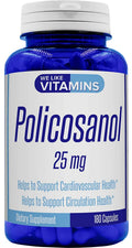 Policosanol 25mg 180 Capsules Supplement O7312