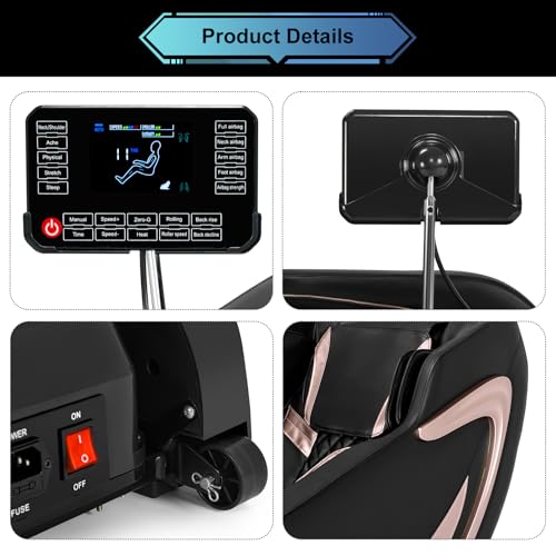 Zero Gravity Full Body Massage Chair with Shiatsu Heating Airbags Z6770