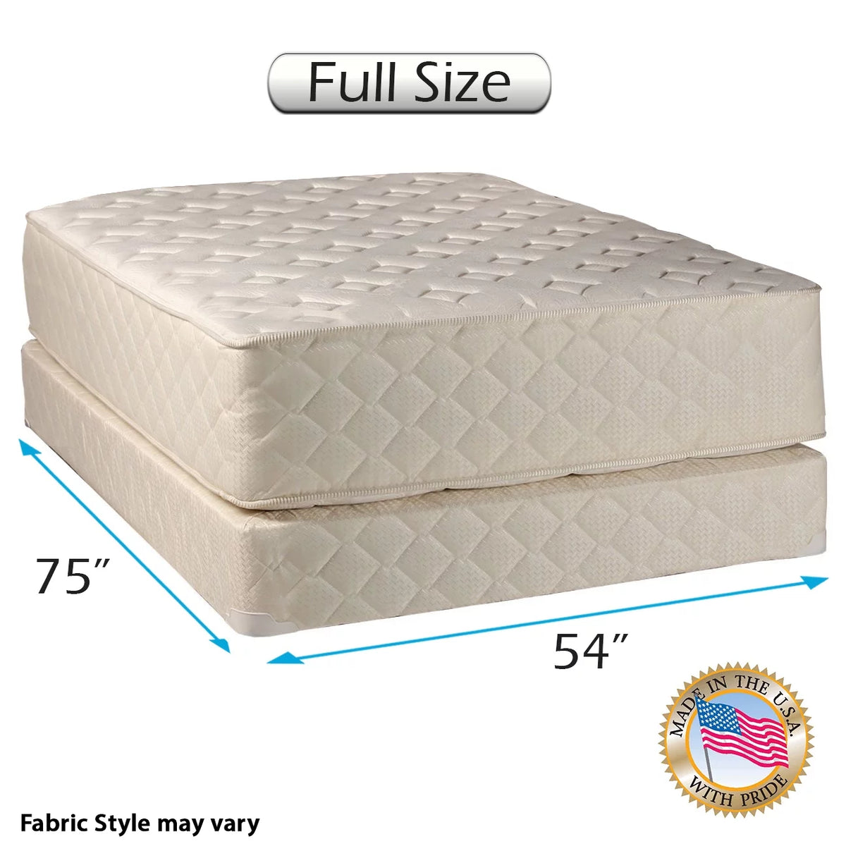Full Size Innerspring Mattress Set with Cover X6941