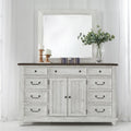 White 9 Drawer Dresser & Mirror G755579