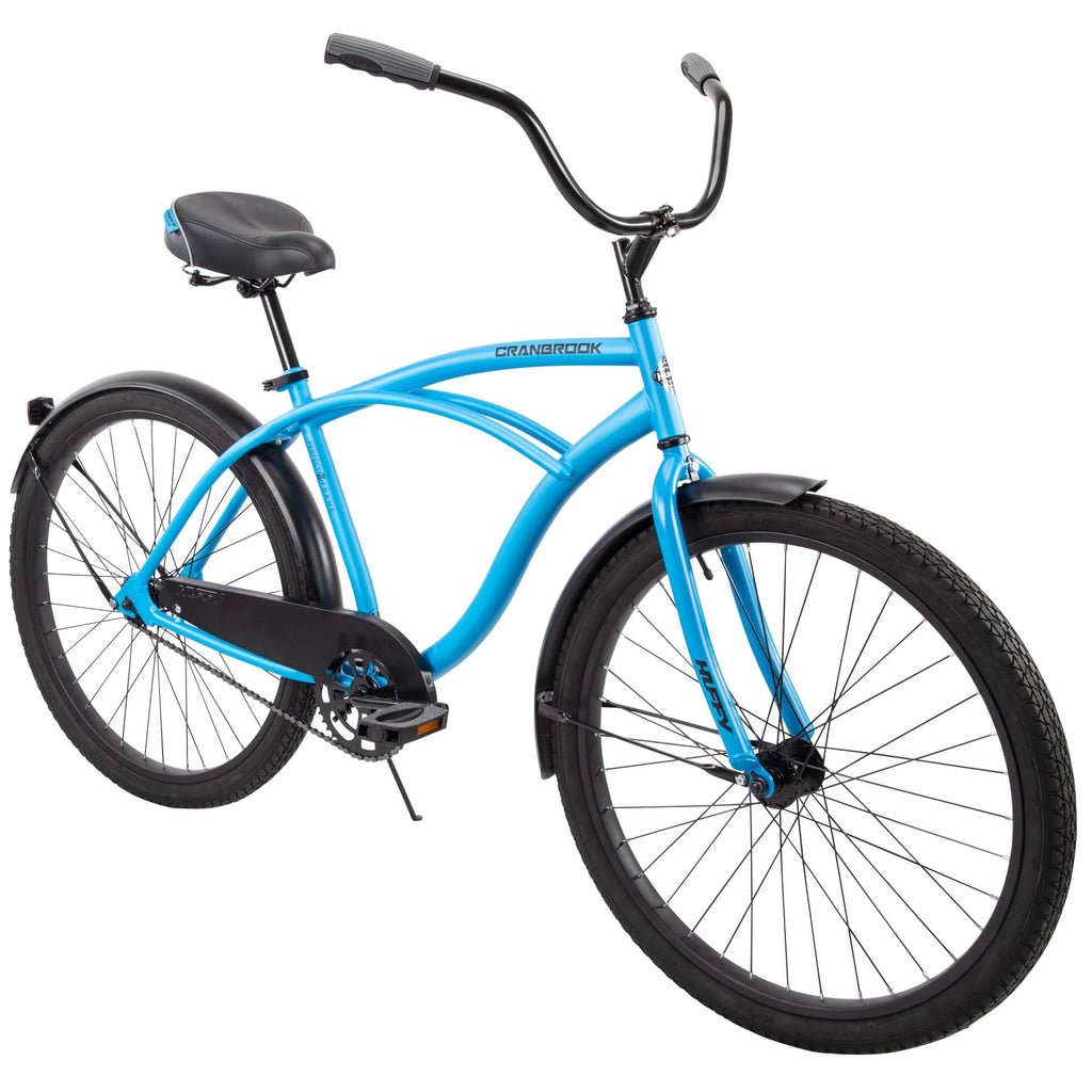 26 Inch Matte Blue Cruiser Bike L436682