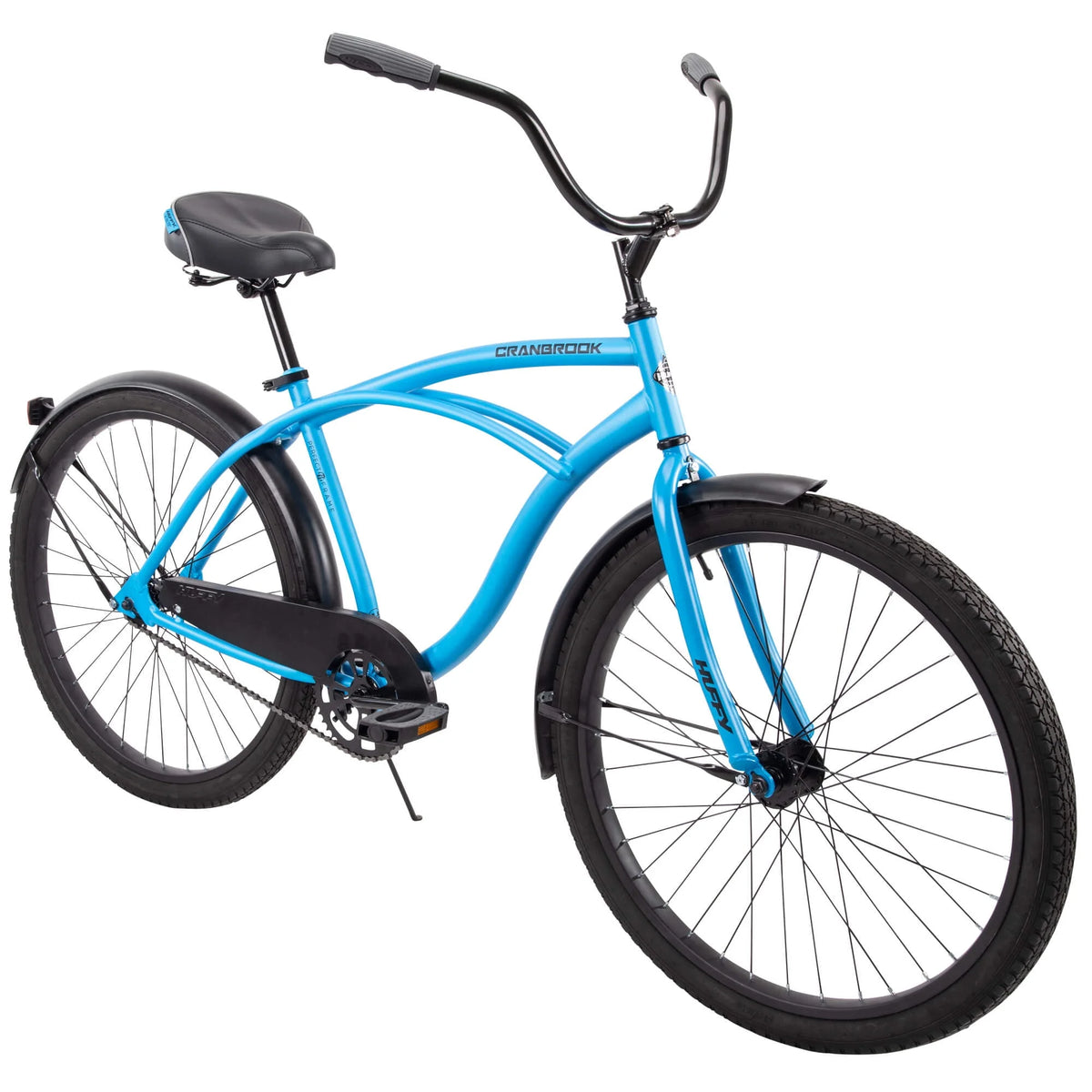 26 Inch Matte Blue Cruiser Bike L436682