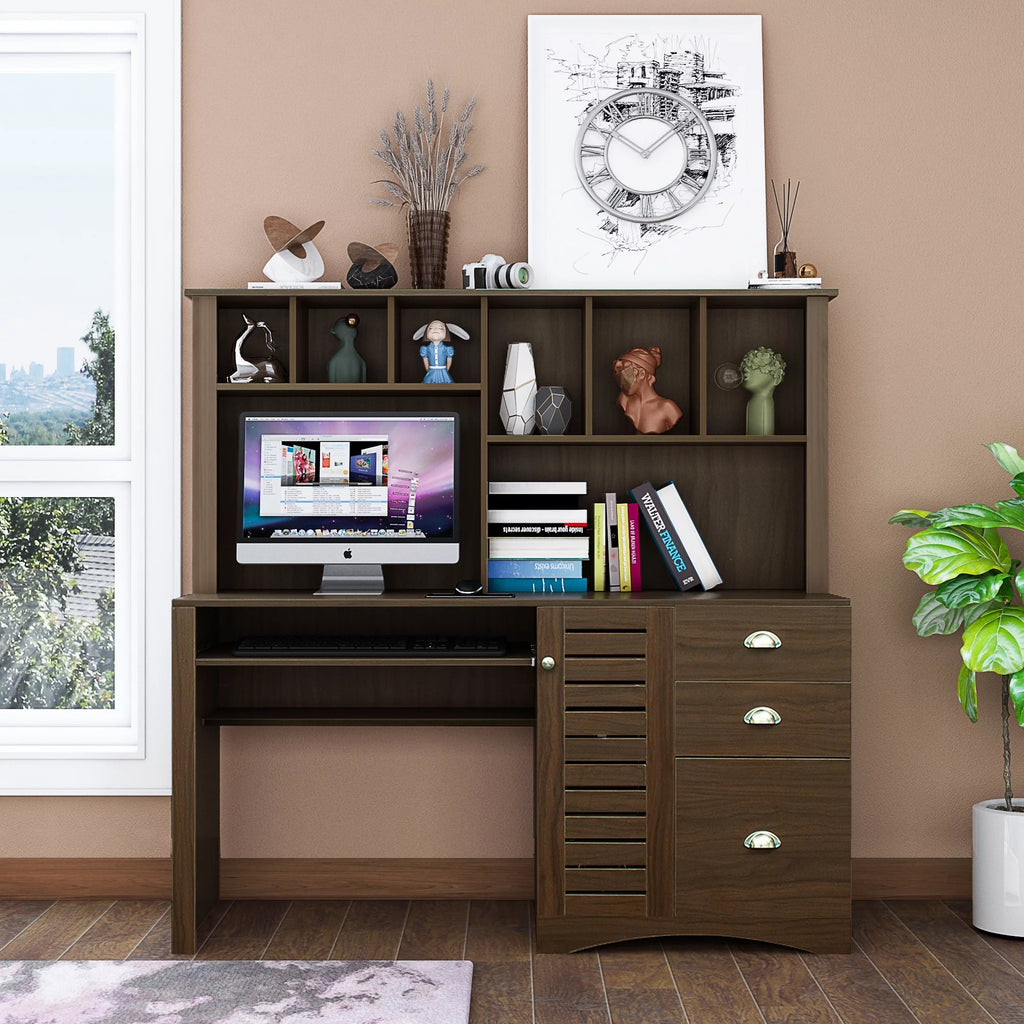 Computer Desk with Hutch L175599