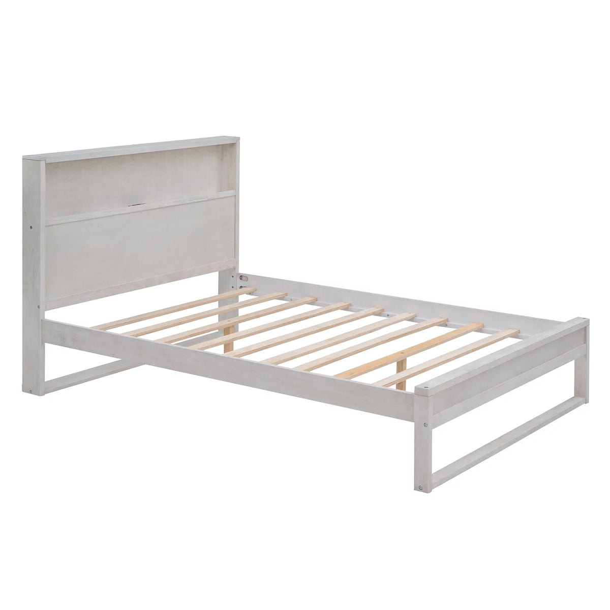 Full Size Platform Bed with Nightstand and Dresser X863