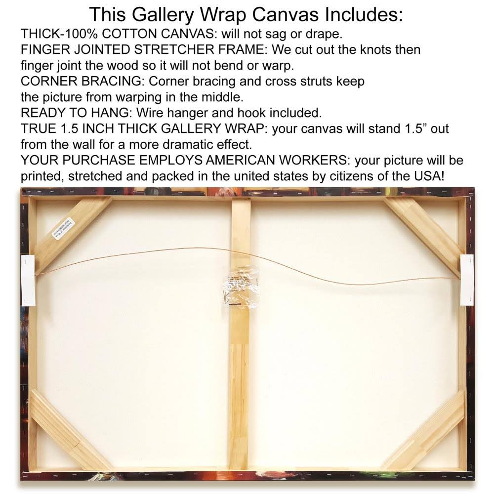 Fine Art Giclee Print on Wrap Canvas J69670