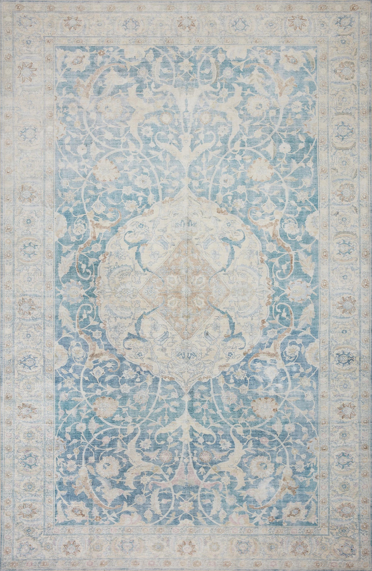 Antique Sky 2'6 x 12'0 Rug R915050