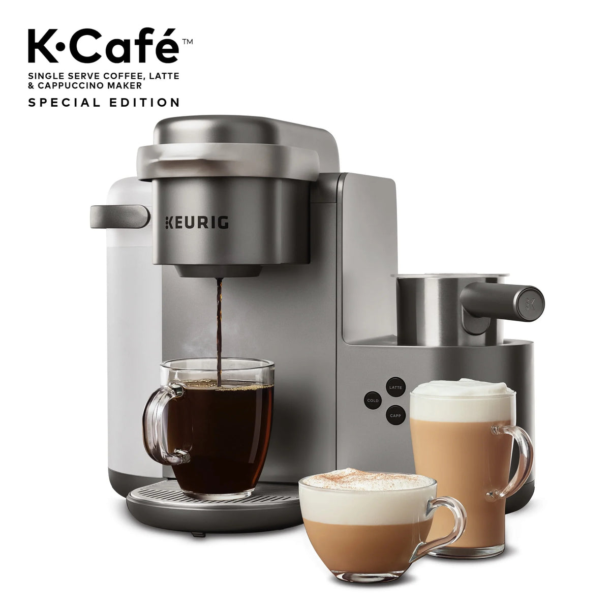 Single Serve Coffee Latte and Cappuccino Maker C550565