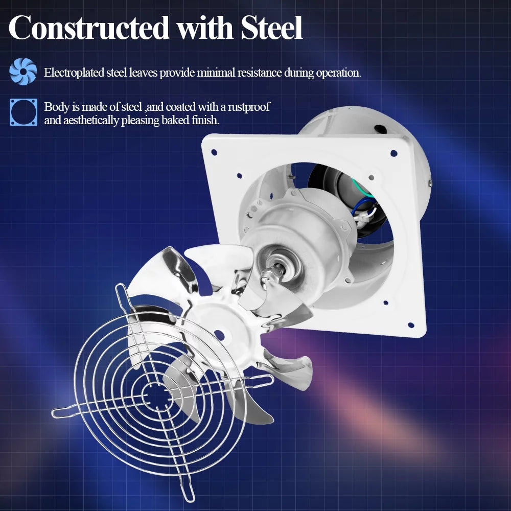 6” Wall Mounted Exhaust Fan with Speed Controller P9751