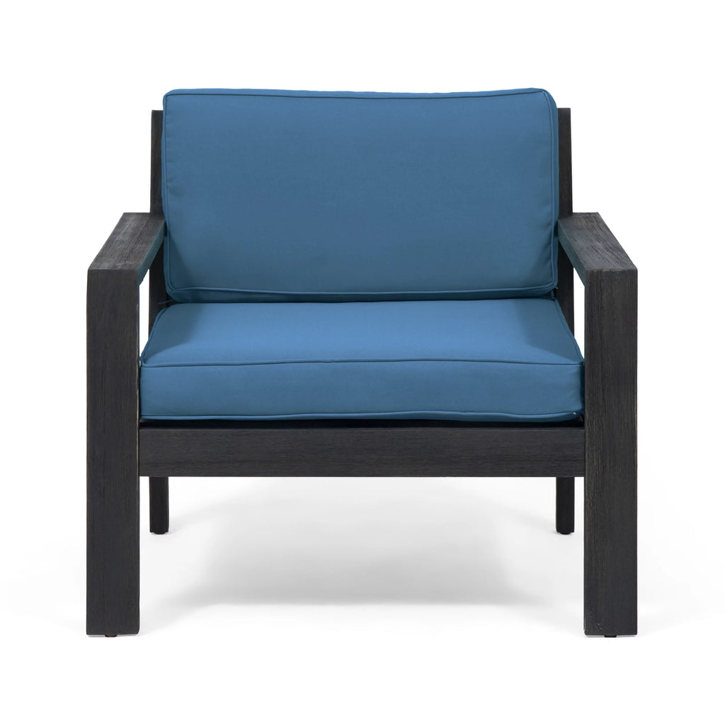 4 Seater Acacia Wood Chat Set with Cushions A207
