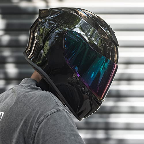 Full Face Motorcycle Helmet with Tinted Visor D89381