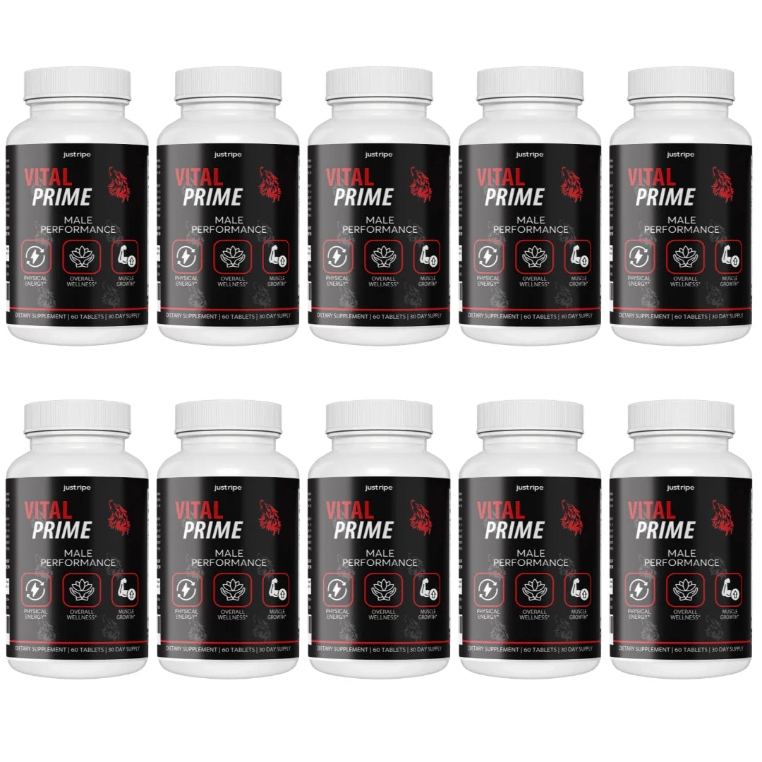 Energy Vitality Stamina Supplement 10 Bottles F30481