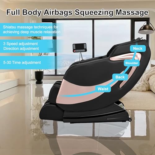 Zero Gravity Full Body Massage Chair with Shiatsu Heating Airbags Z6770