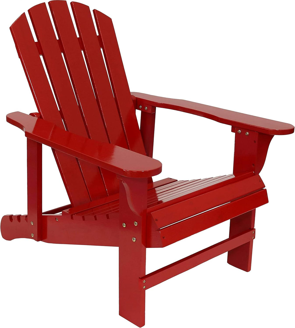 Adirondack Chair with Adjustable Backrest Natural Fir Wood Gray M94738